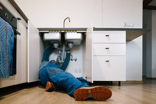 Professional Drain Cleaning technician working in Thomson, GA